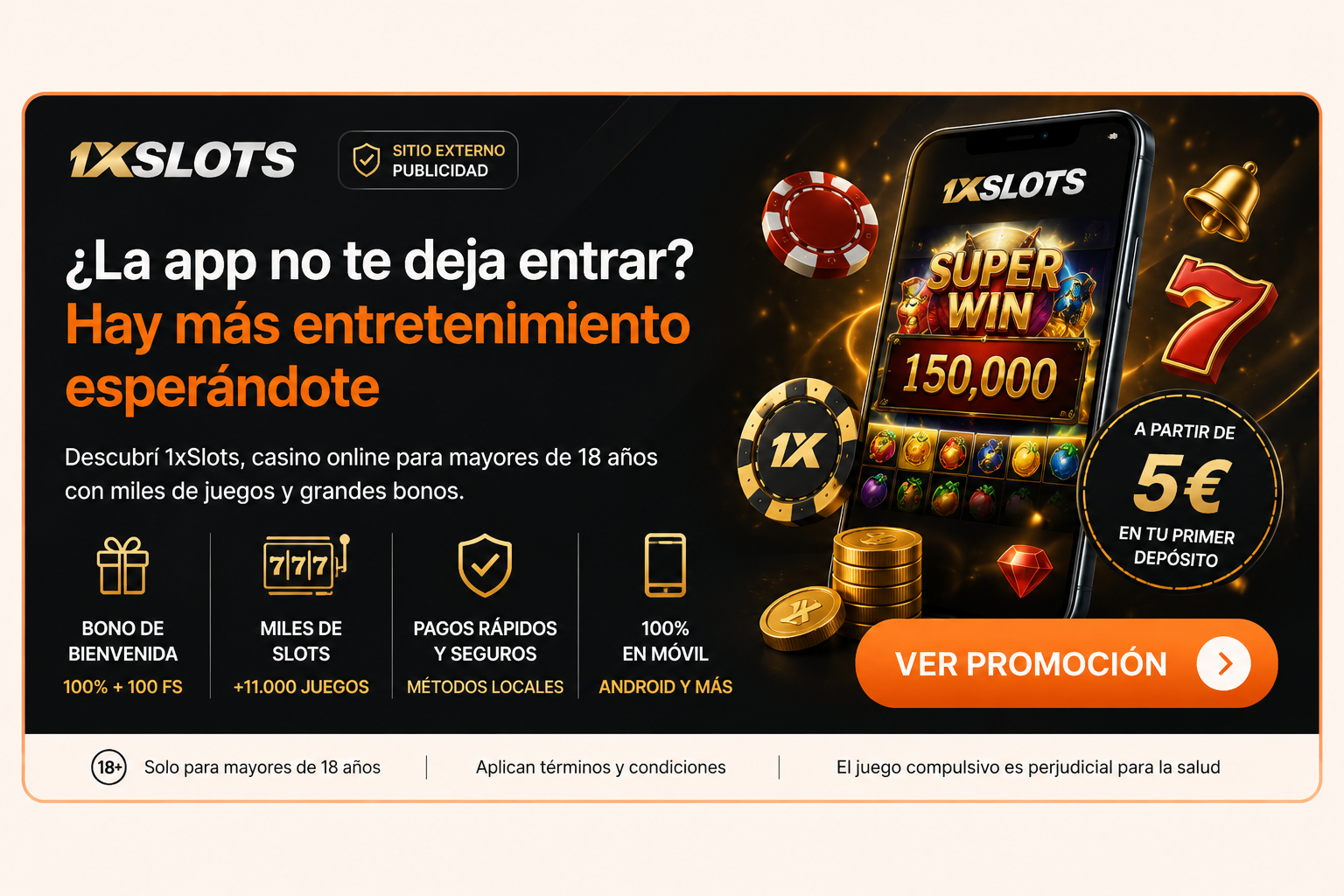 La app abre, pero no deja entrar